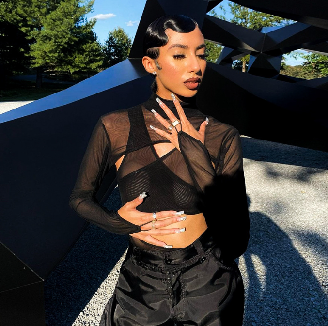 New Fashion Sexy Mesh Perspective Tight Long Sleeve Bodysuit