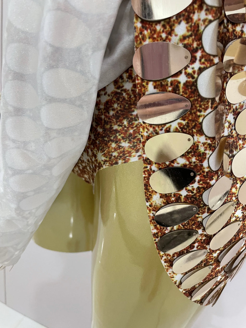 Luxury High Quality Shiny Shell Sequins Bodysuit Dress Women Sexy Nightclub Dance Performance Clothing Birthday party Dresses