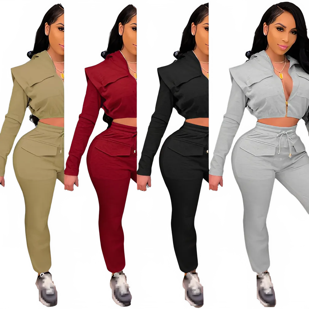 Stylish Women's Two-Piece Tracksuit Set