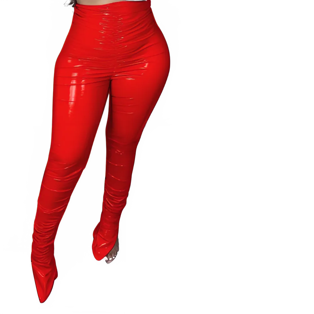Warm Leather Trousers for Women - PU Fall Fashion